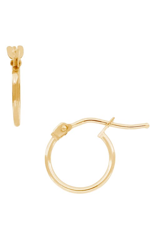 Bony Levy 14K Gold Mini Hoop Earrings in Gold at Nordstrom