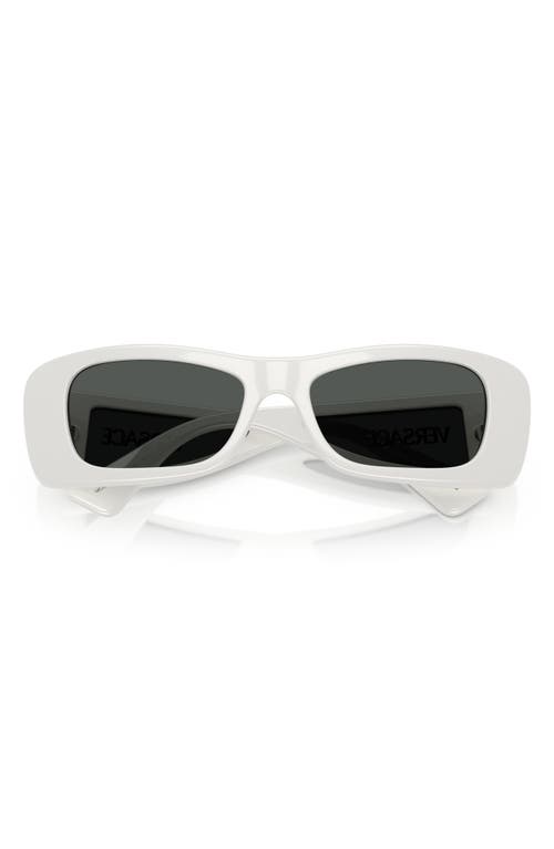 Shop Versace 54mm Pillow Sunglasses In White