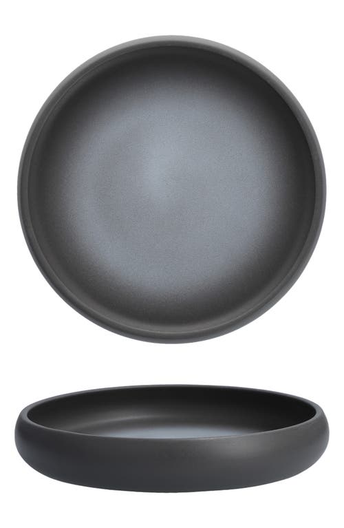 Fortessa Cloud Terre Arlo Set of 4 Bowls in Charcoal at Nordstrom