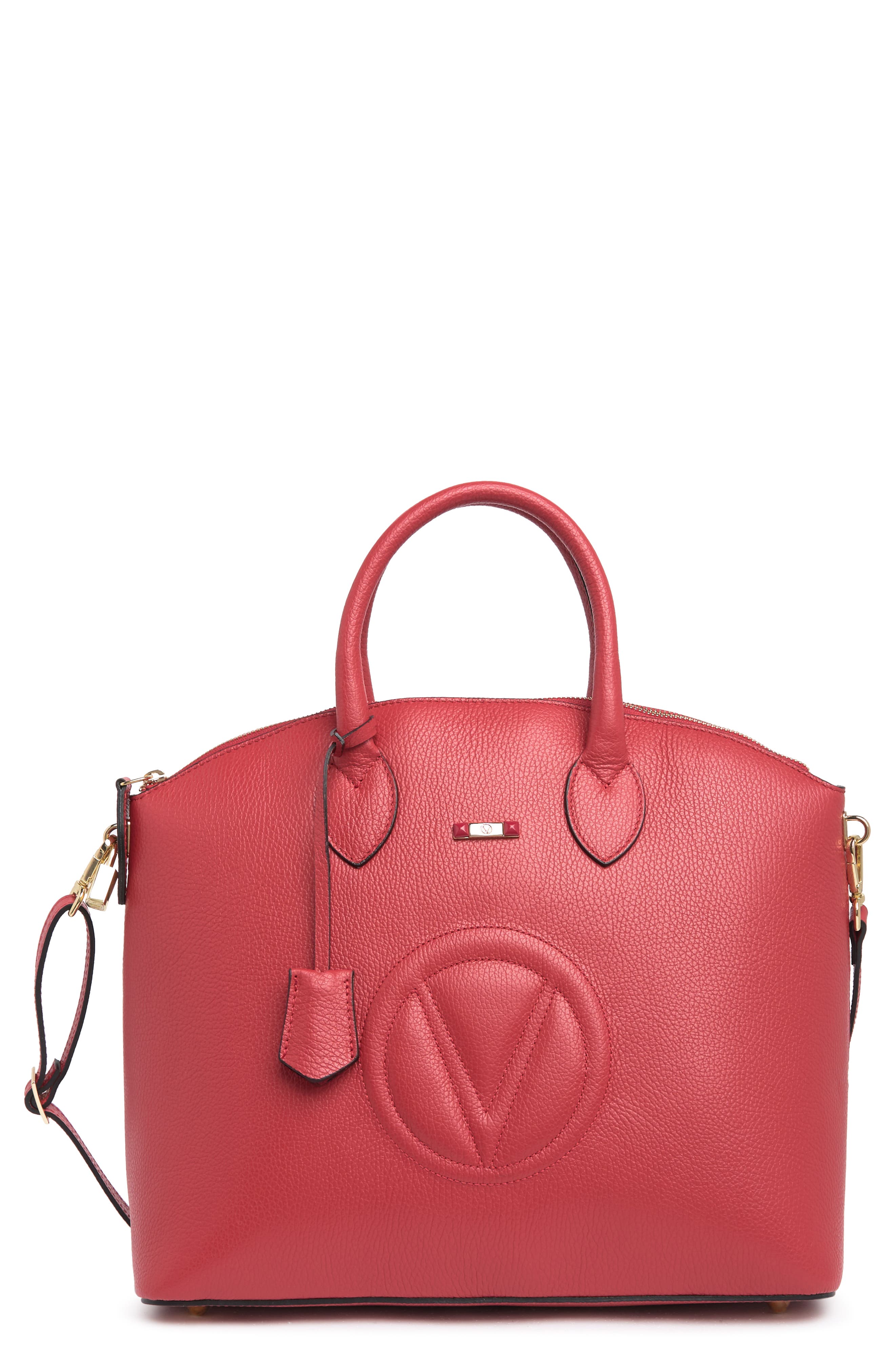 valentino bravia leather satchel