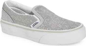 Vans Classic Slip On Glitter Sneaker Nordstrom