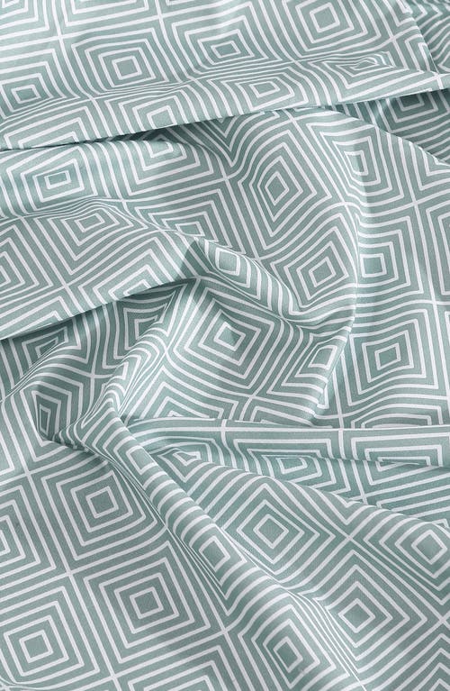 Vcny Home Diamond Print 6-piece Sheet Set In Gray Mist