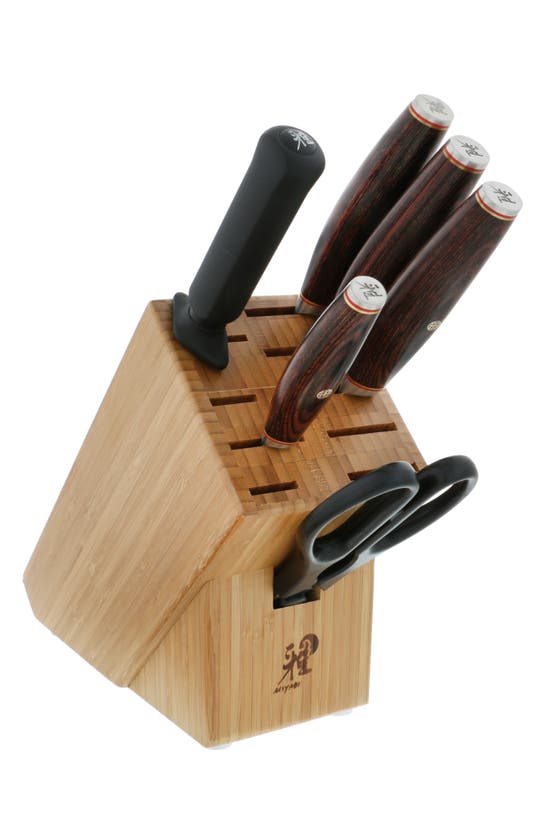 Miyabi 6000mct Artisan 7piece Knife Block Set In Silver ModeSens