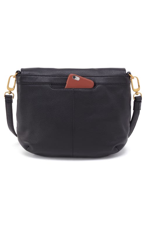 Shop Hobo Fern Leather Messenger Bag In Black