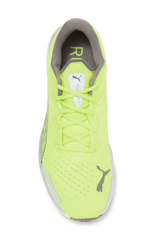 Shop Puma Velocity Nitro™ 2 Running Shoe In Lime Squeeze-castlerock