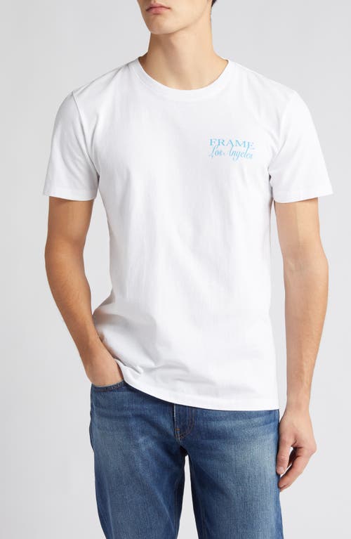 FRAME Logo Graphic T-Shirt White at Nordstrom,