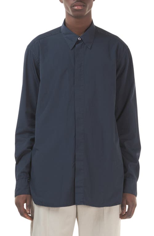 Camicia Trosa Button-Up Shirt in Navy
