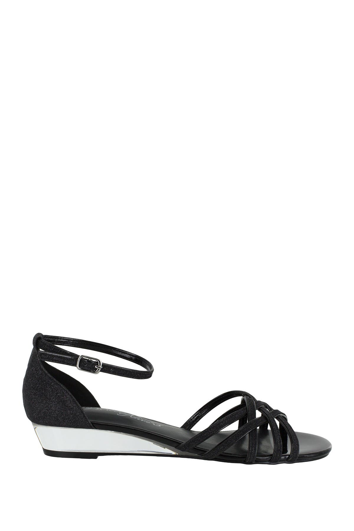 Easy Street Tarrah Ankle Strap Wedge Sandal In Oxford3
