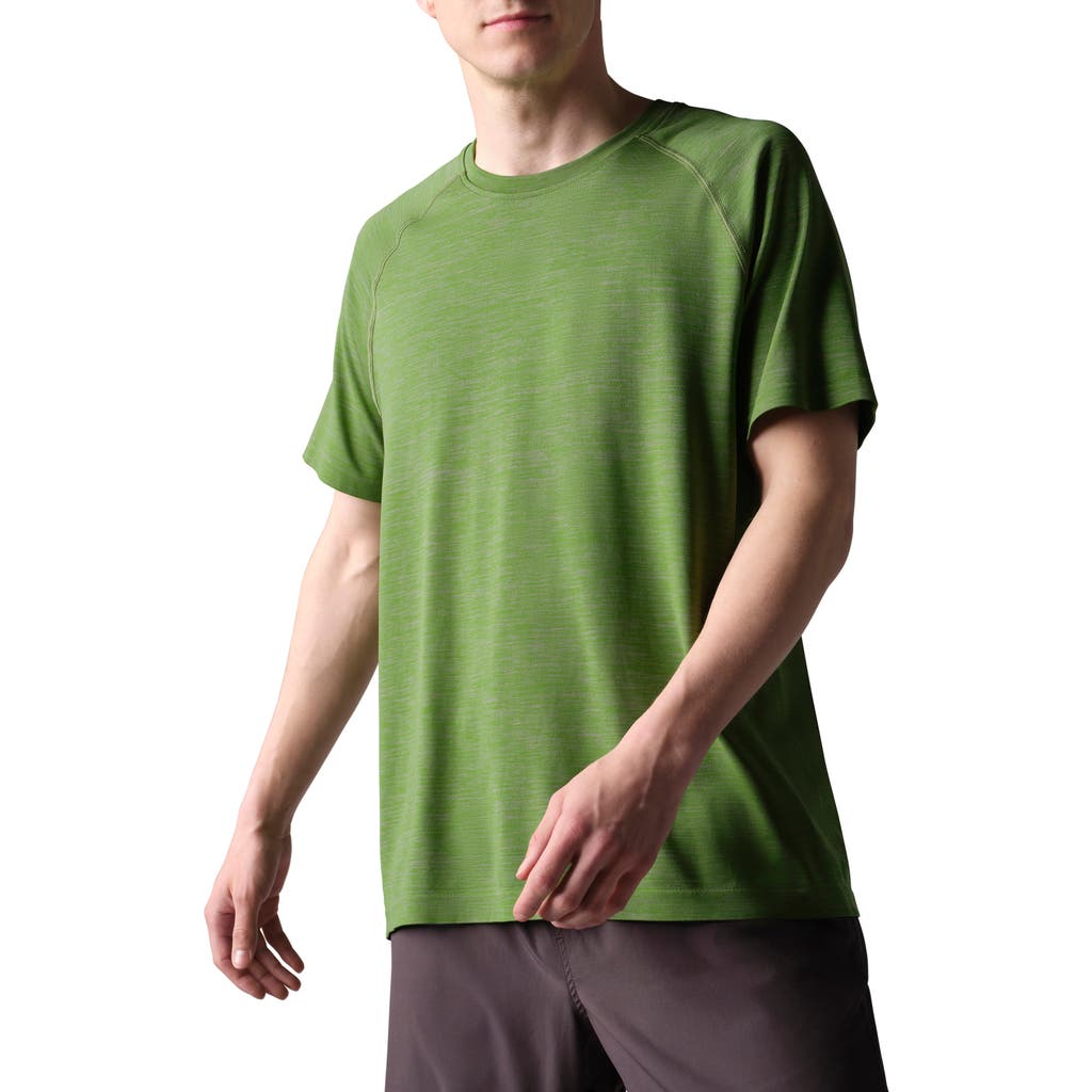 Rhone Reign Tech Short Sleeve T-shirt In Brown