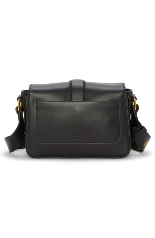 Shop Vince Camuto Maecy Leather Crossbody Bag In Black