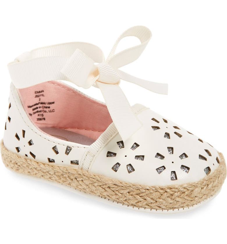 Jessica Simpson 'Emma' Espadrille Crib Shoe (Baby) | Nordstrom