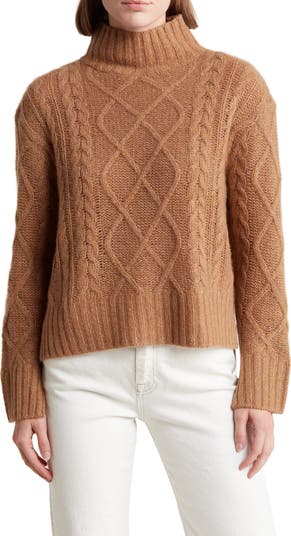 Women's cognac hotsell colored sweater