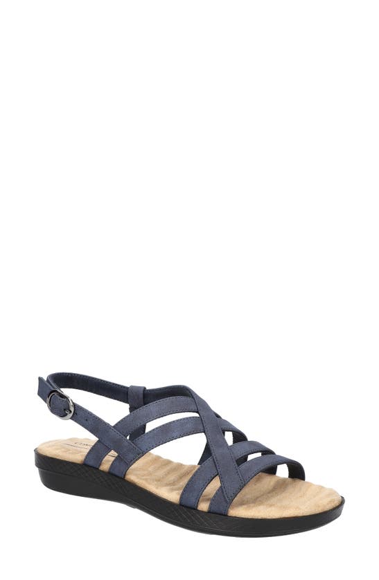 Easy Street Women's Lobo Comfort Sandals In Navy