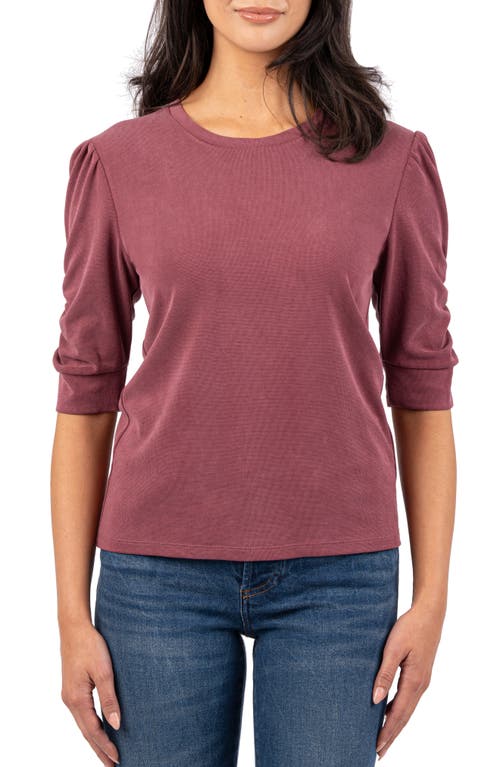 Shop Kut From The Kloth Maylee Shirred Sleeve Top In Berry