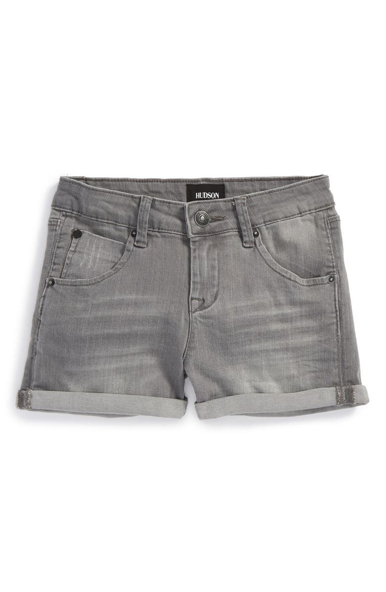 HUDSON KIDS Roll Cuff Shorts, Main, color, 026