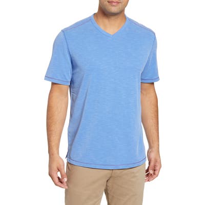 Tommy Bahama Tropicool Paradise V-Neck T-Shirt, Blue
