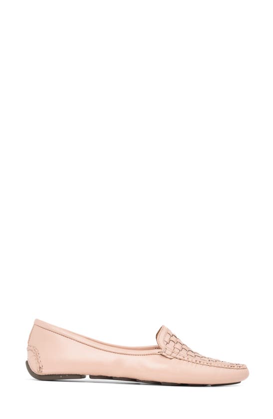 Patricia Green Kelly Woven Driving Loafer In Nude
