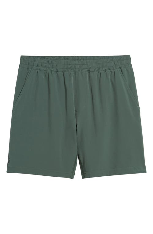 Shop Rhone Essentials 7-inch Gym Shorts In Jungle Green