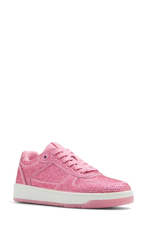 Aldo X Barbie City Sneaker In Smooth Fuchsia