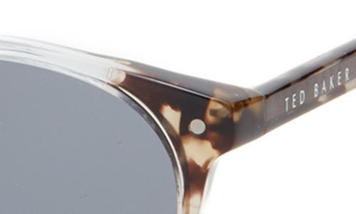 Ted Baker London 51mm Round Sunglasses In Grey