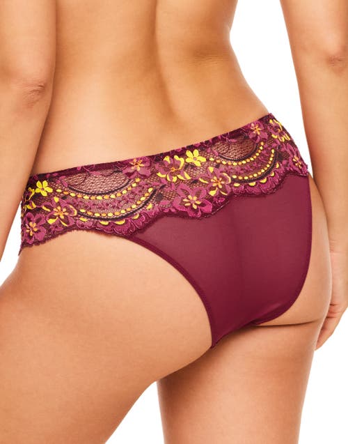 Shop Adore Me Nicholette Cheeky Panties In Floral Red