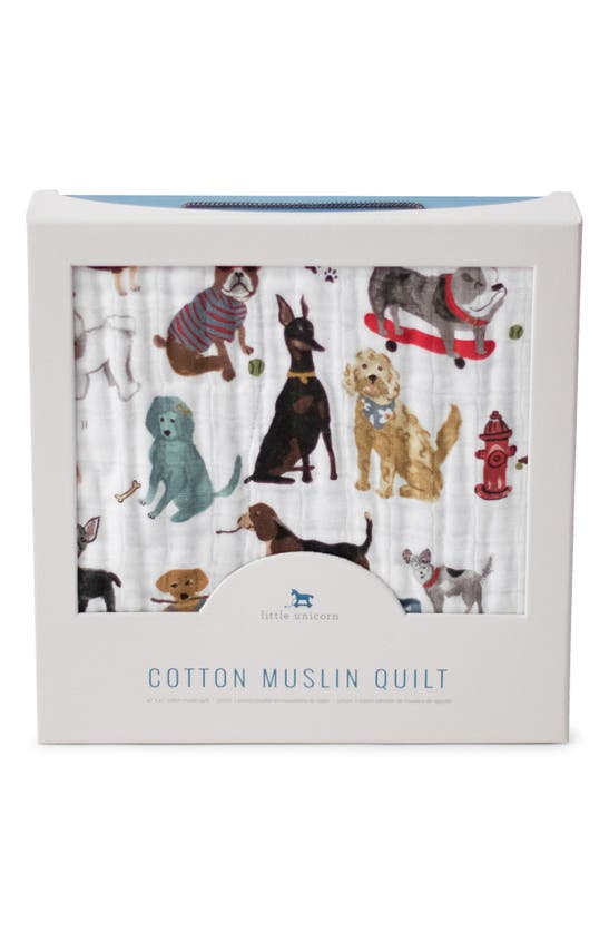 Shop Little Unicorn Original Cotton Muslin Quilt In Woof