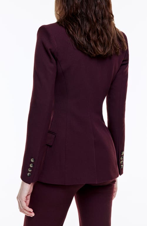 Shop Smythe Not A Double Breasted Blazer In Plum