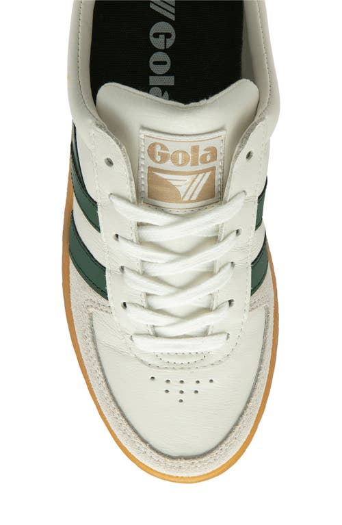 Shop Gola Grandslam Elite Sneaker In White/evergreen/fuchsia