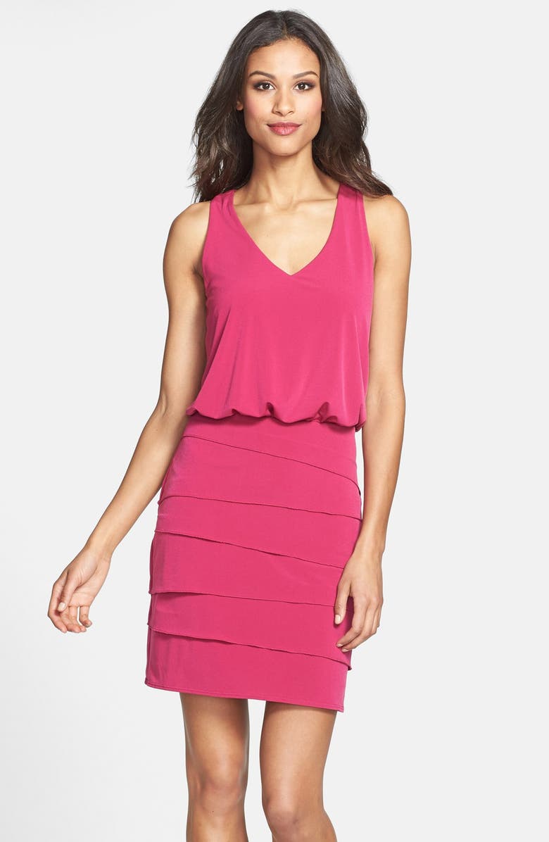 Laundry by Shelli Segal Tiered Blouson Dress (Nordstrom Online ...