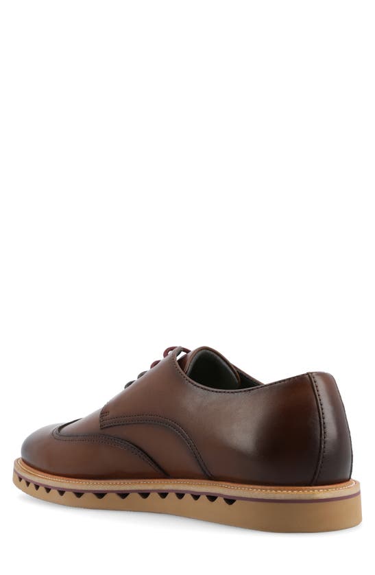 Vance Co. Evander Tru Comfort Wingtip Derby In Brown