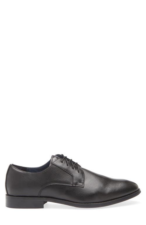 Steve Madden Solomo Textuerd Derby In Black