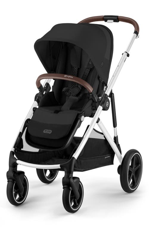 CYBEX Gazelle S Single to Double Stroller in Moon Black/Black at Nordstrom