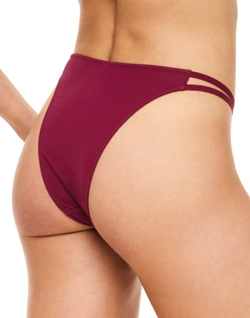Adore Me Saige Brazilian Panties In Dark Purple
