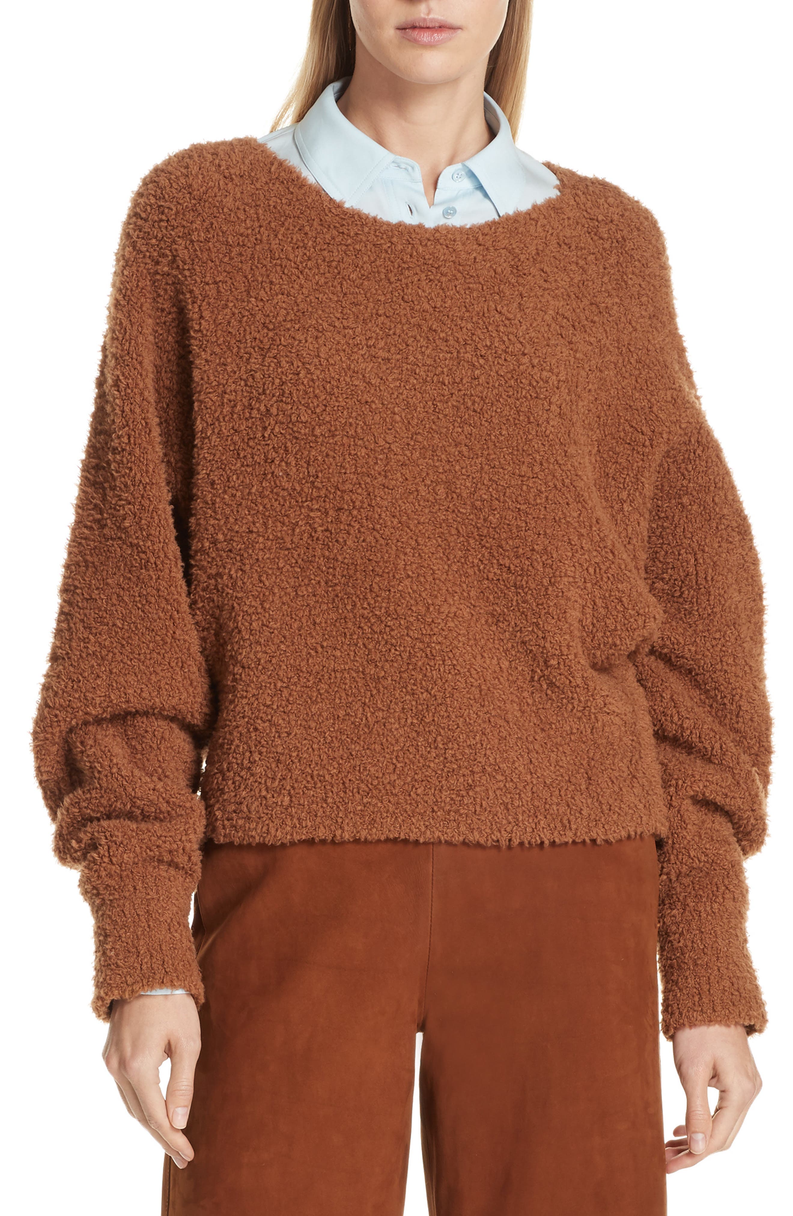 vince teddy sweater