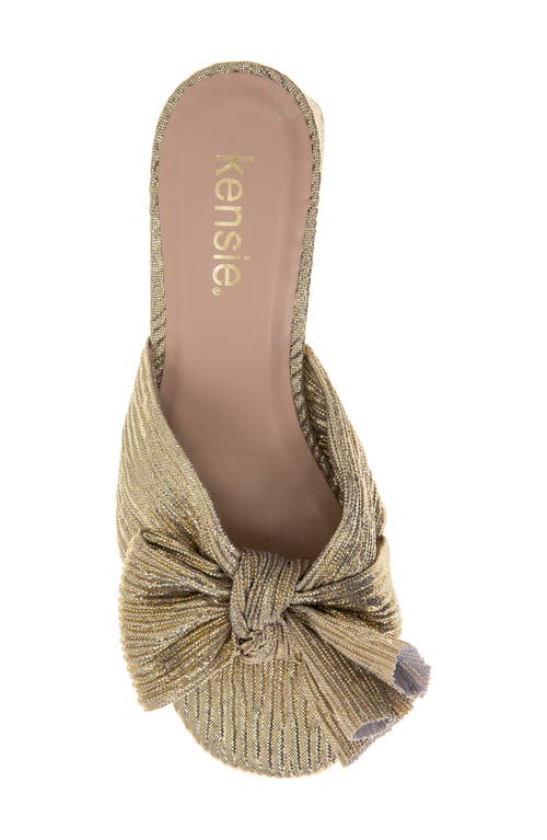 Shop Kensie Urson Slide Sandal In Platino