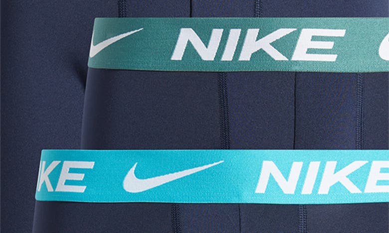 Shop Nike 3-pack Dri-fit Essential Micro Boxer Briefs In Cactus/ Bicoastal/ Obsidian