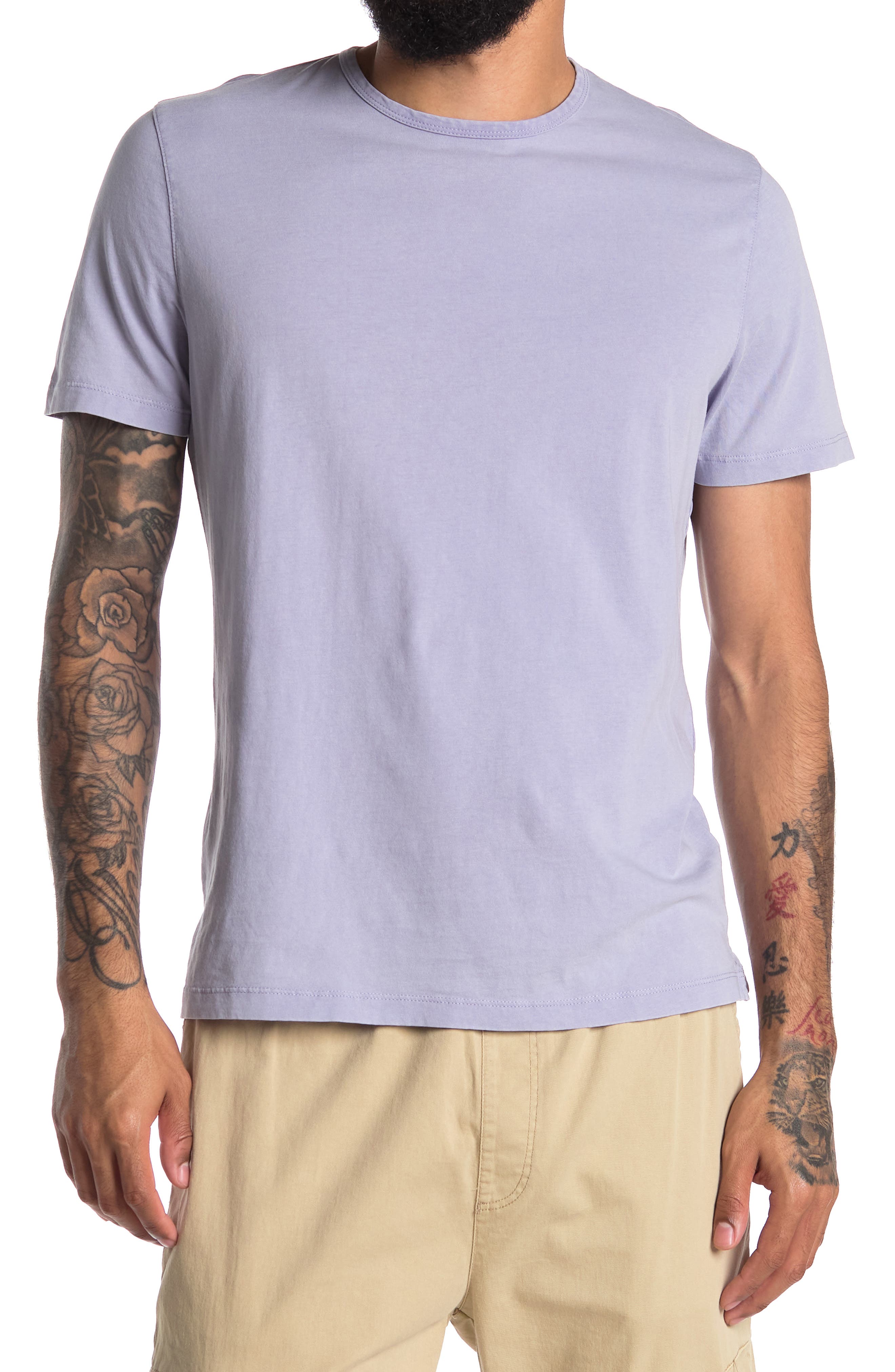 Robert Barakett Kentville Short Sleeve T-shirt In Lavender M
