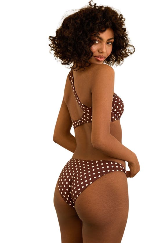 Shop Dippin Daisys Charlie Bottom In Dotted Brown