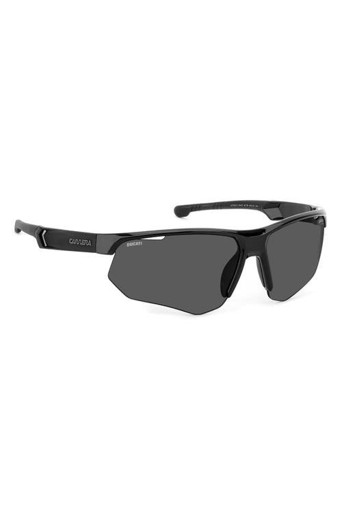 Carrera Eyewear X Ducati 69mm Carduc Rectangle Sunglasses In Black/grey