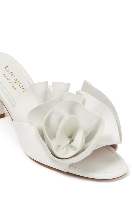 Shop Kate Spade New York Flourish Flower Accent Sandal In True White