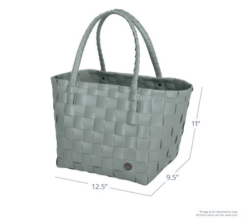 Shop Handed By Paris Recycled Plastic Tote Bag In Dark Violet