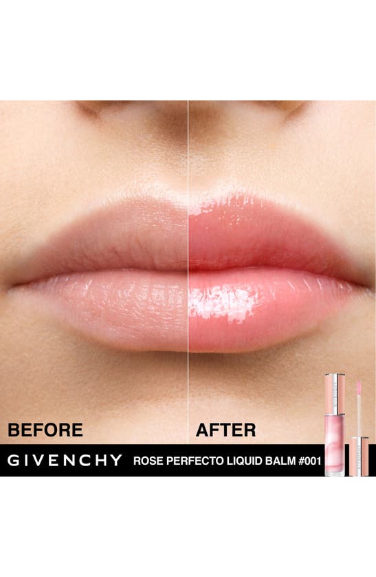 Shop Givenchy Rose Perfecto Liquid Lip Balm In 1 Pink Irresistible