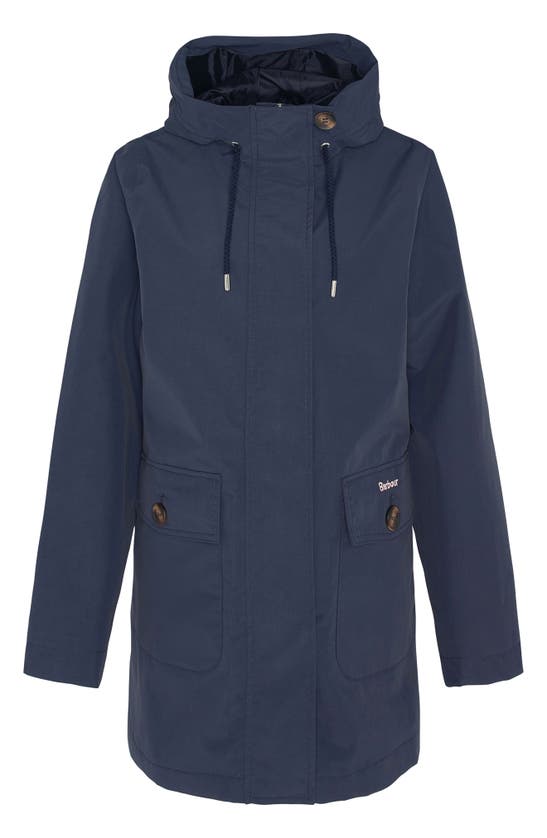Shop Barbour Lansdowne Waterproof Jacket In Dark Navy