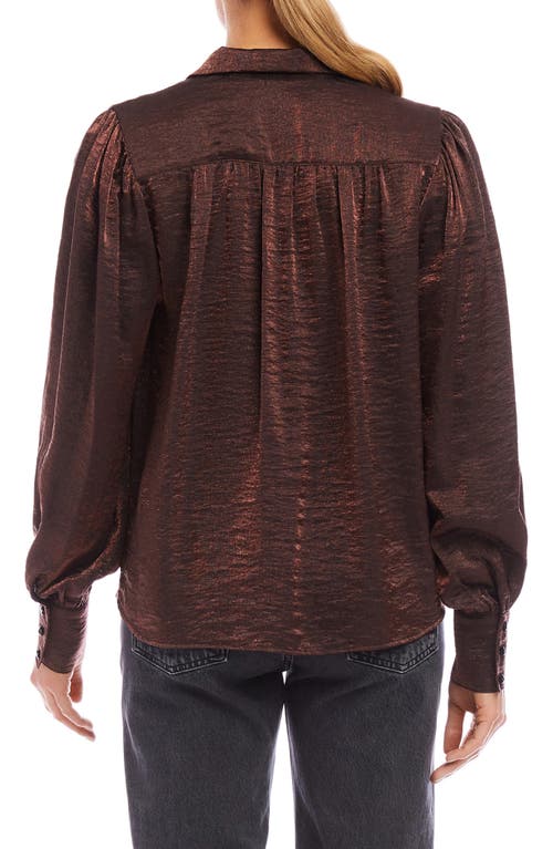 FIFTEEN TWENTY FIFTEEN TWENTY SIENNA LONG SLEEVE BUTTON-UP SHIRT 