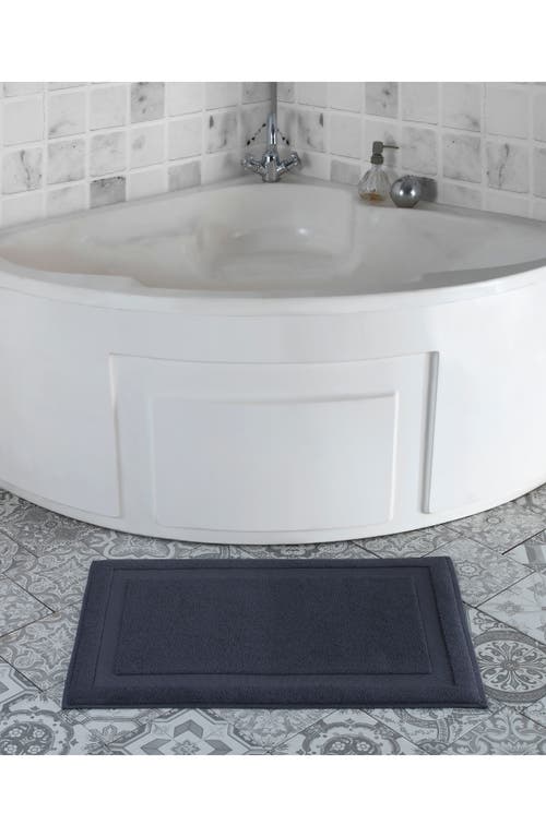 Brooks Brothers Solid Signature Cotton Bath Mat In Anthracite