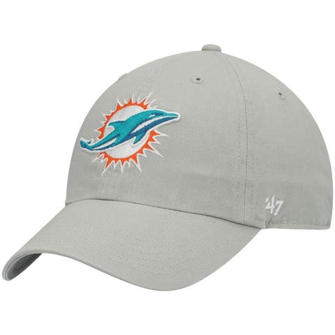 Men's Miami Dolphins NFL Pro Line by Fanatics Branded Aqua/Natural True  Classic Adjustable Trucker Hat