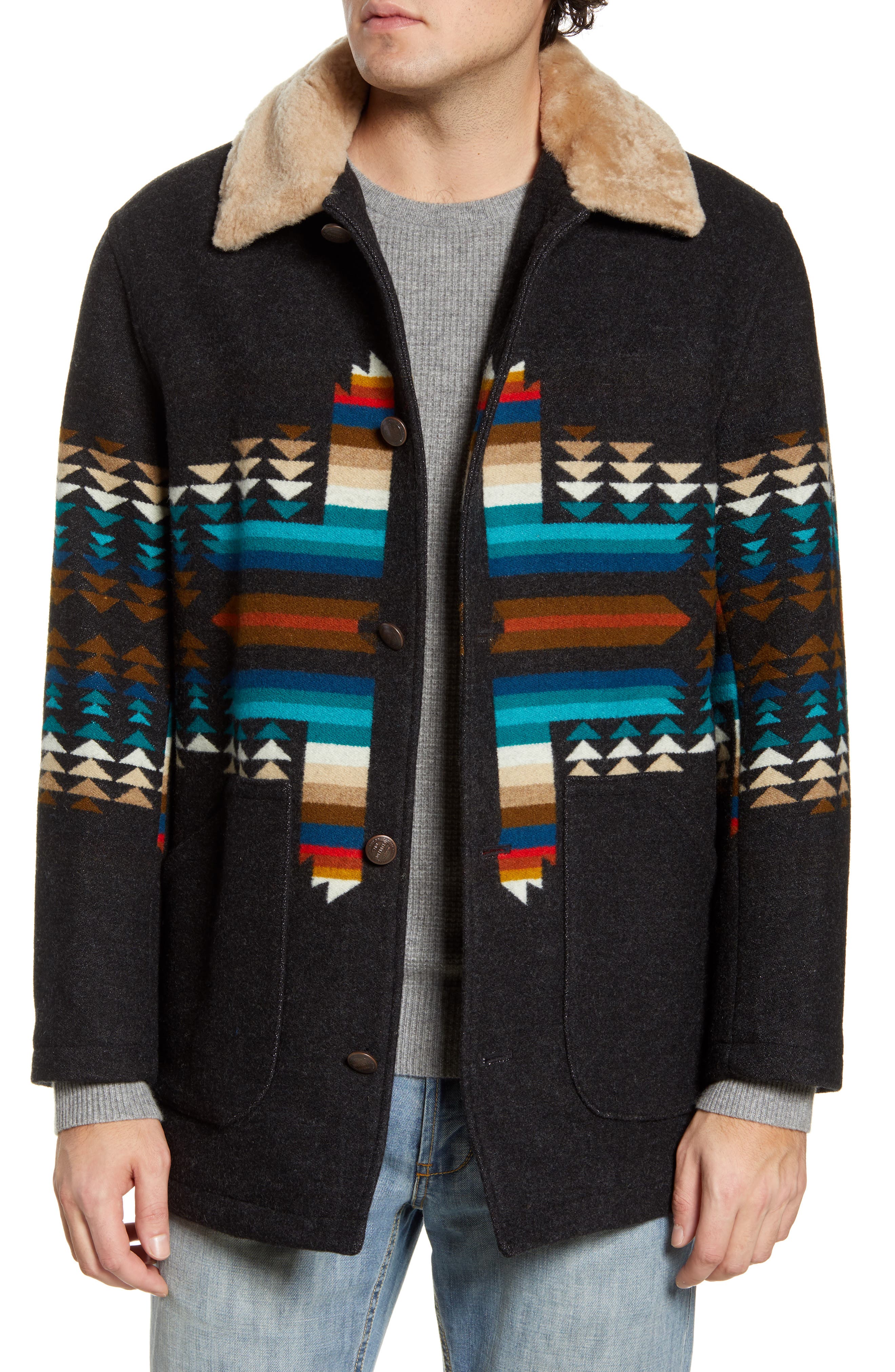 pendleton shearling coat