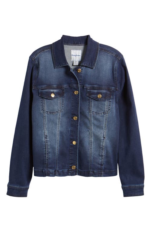 Tommy Bahama Leila Denim Jacket<br /> in Dark Storm Wash 