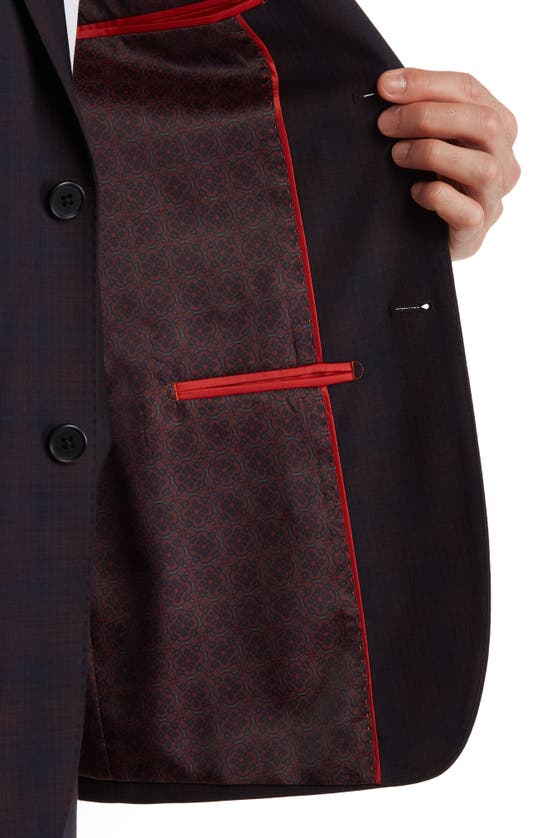 ENGLISH LAUNDRY ENGLISH LAUNDRY TRIM FIT PLAID SUIT