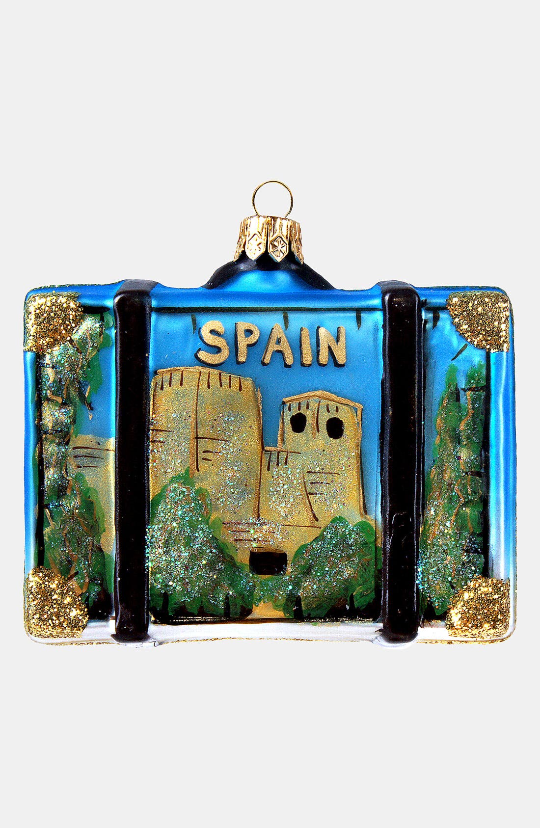 Nordstrom at Home 'Spain' Glass Suitcase Ornament Nordstrom